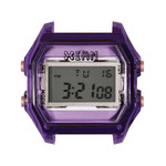 Boîte de montre IAM medium polycarbonate violet - vue 1