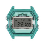 Boîte de montre IAM medium polycarbonate vert - vue 1