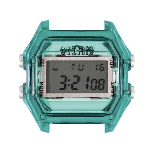 Boîte de montre IAM medium polycarbonate vert