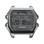 Boîte de montre IAM large polycarbonate gris - vue 1