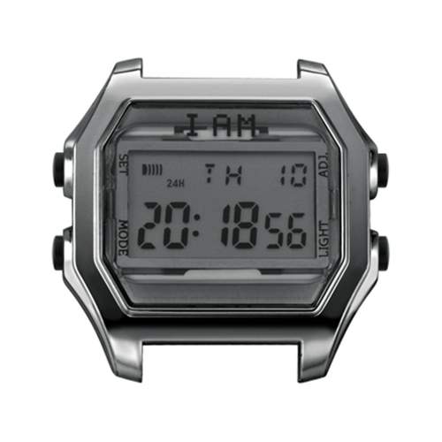 Boîte de montre IAM large polycarbonate gris