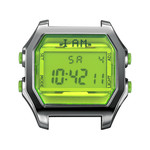 Boîte de montre IAM large polycarbonate gris - vue 1