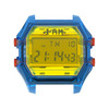 Boîte de montre IAM large polycarbonate bleu - vue V1