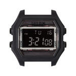 Boîte de montre IAM large polycarbonate noir - vue 1