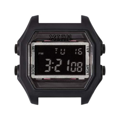 Boîte de montre IAM large polycarbonate noir