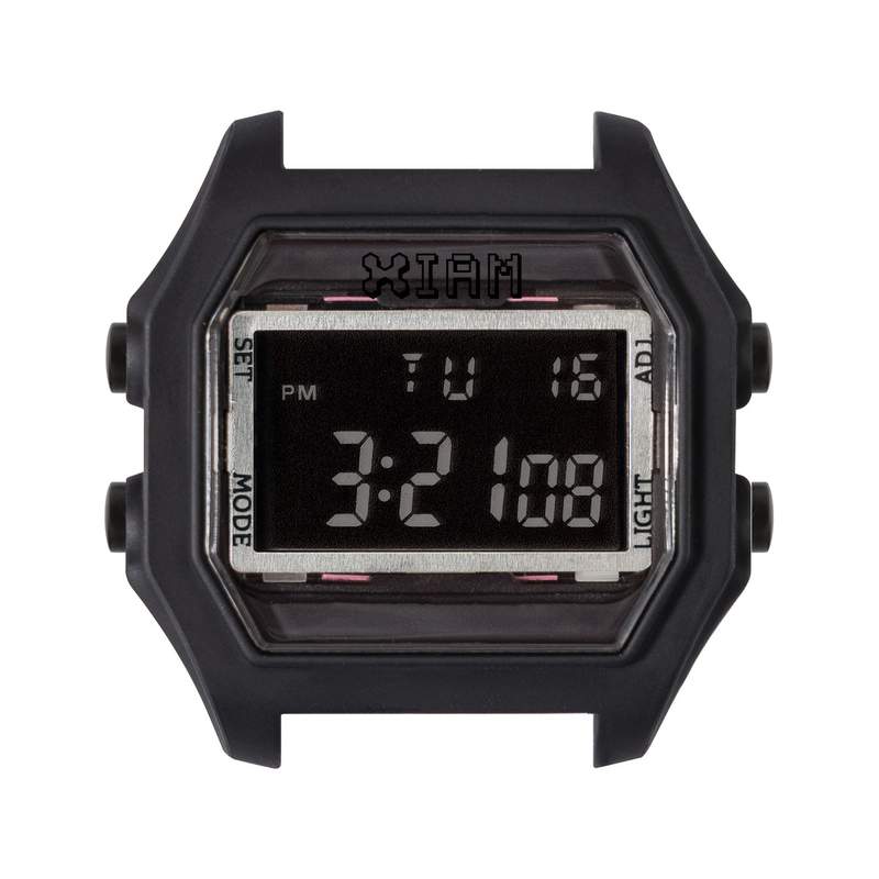 Boîte de montre IAM large polycarbonate noir - vue 1