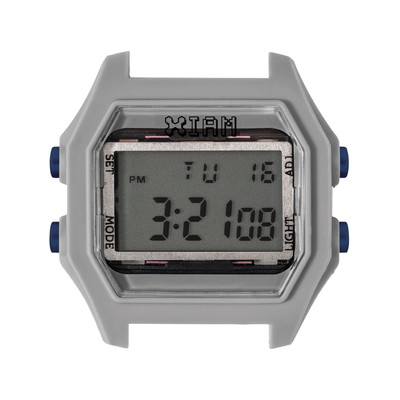 Boître de montre IAM large polycarbonate gris - vue 1