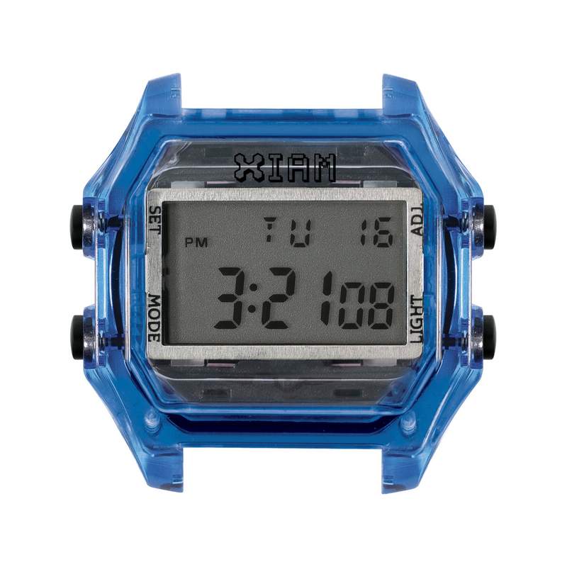 IAM Large Blue Polycarbonate Watch Case - View 1