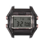 Boîte de montre IAM large polycarbonate noir - vue 1