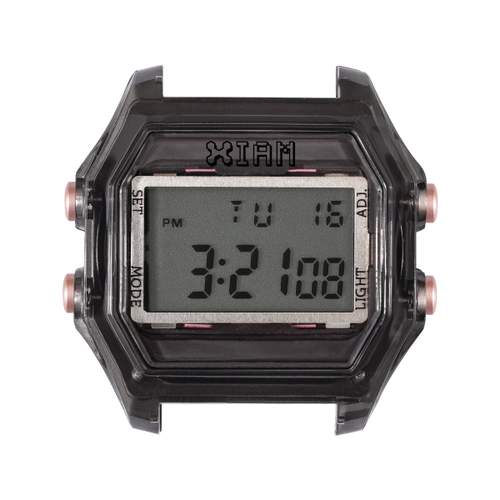 Boîte de montre IAM large polycarbonate noir
