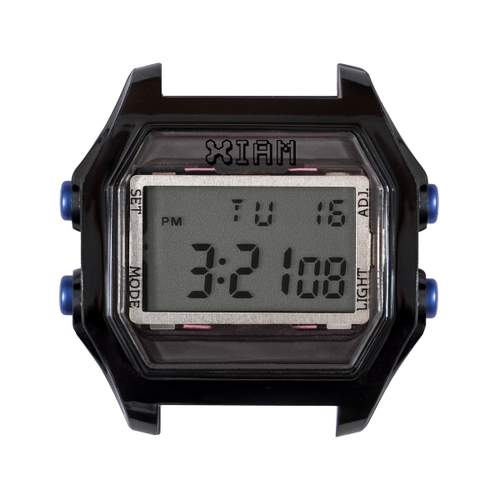 Boîte de montre IAM large polycarbonate noir