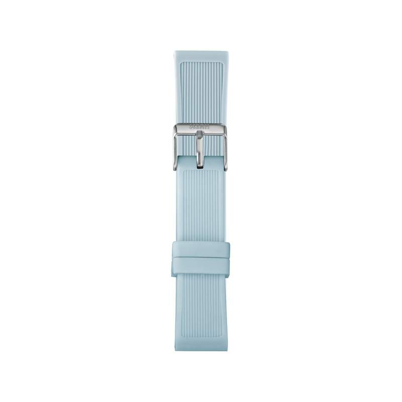 Bracelet de montre IAM medium silicone bleu - vue 1