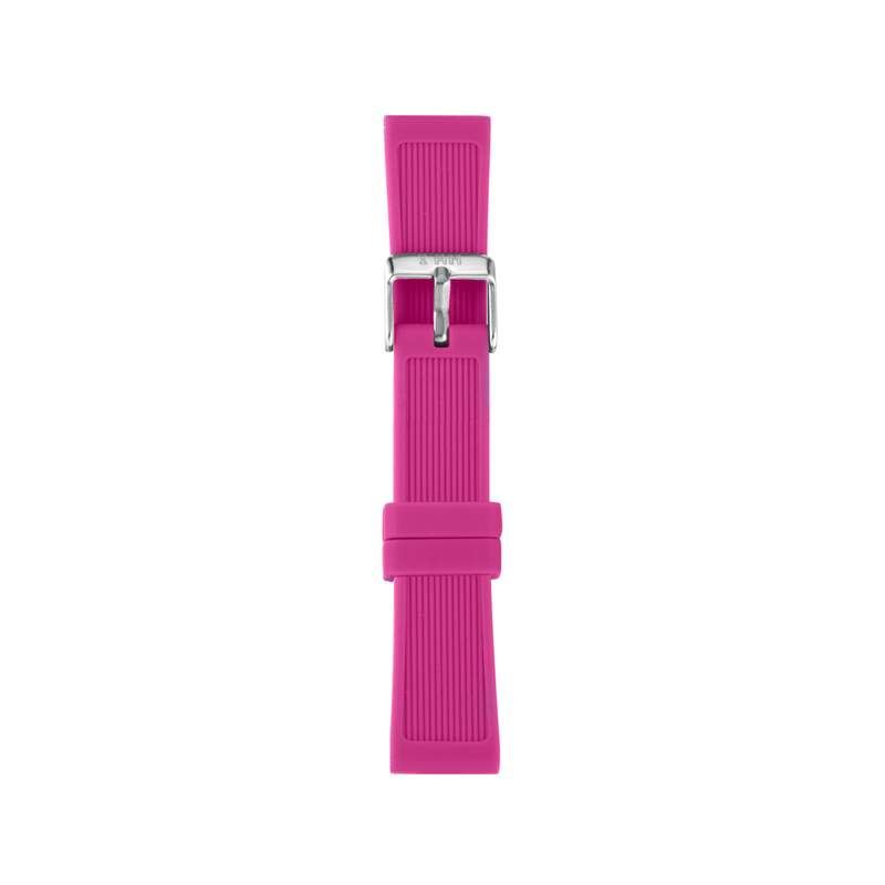 Bracelet de montre IAM medium silicone rose - vue 1