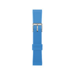 Bracelet de montre IAM medium silicone bleu - vue 1