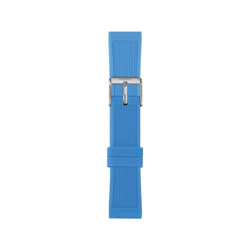 Bracelet de montre IAM medium silicone bleu - vue 1