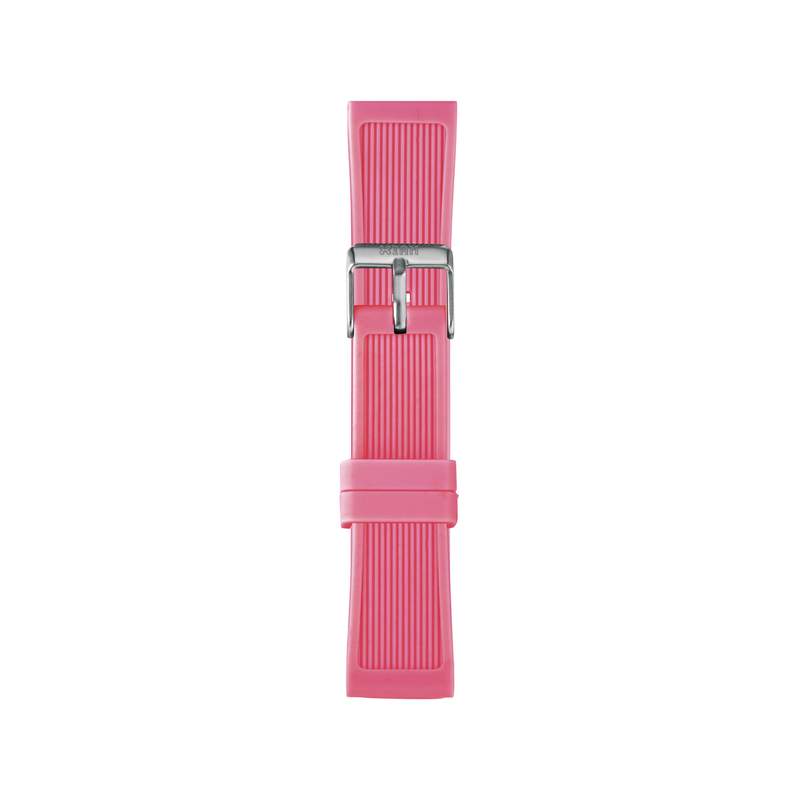Bracelet de montre IAM medium silicone fushia - vue 1
