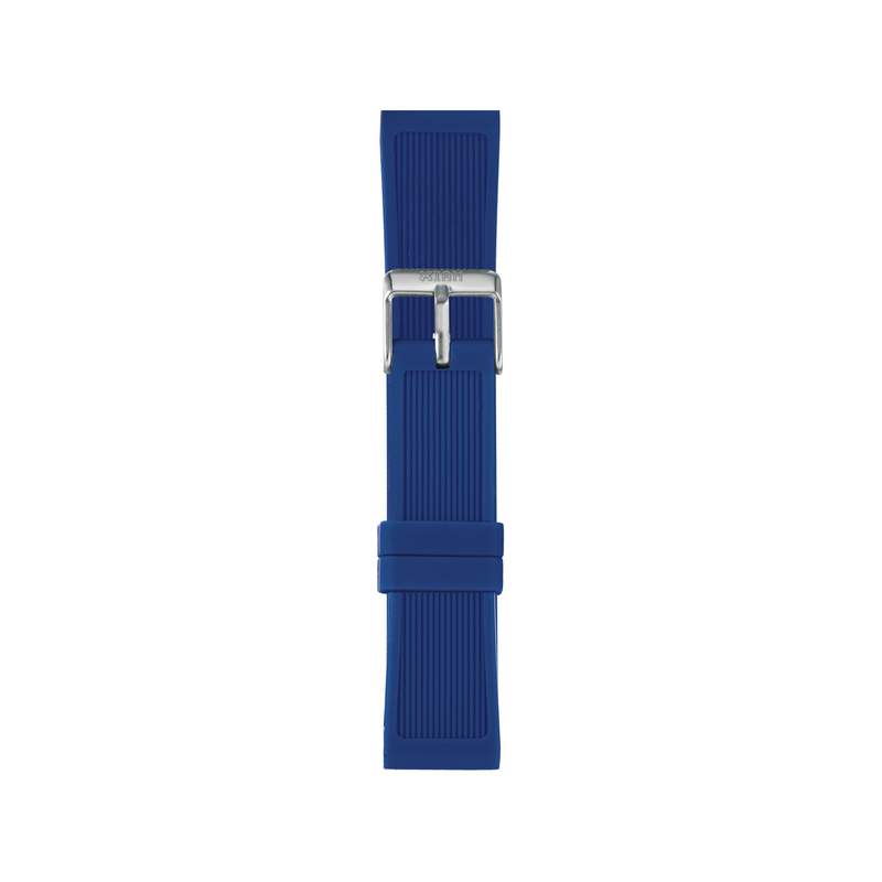 Bracelet de montre IAM medium silicone bleu - vue 1