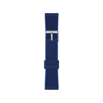 Bracelet de montre IAM large silicone bleu - vue 1