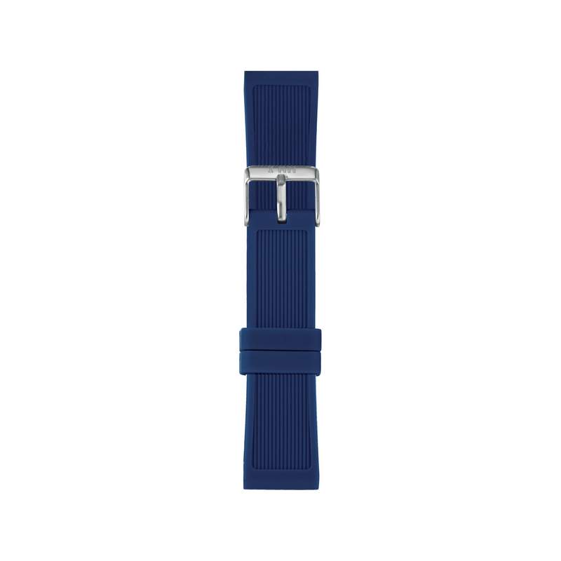 Bracelet de montre IAM large silicone bleu - vue 1