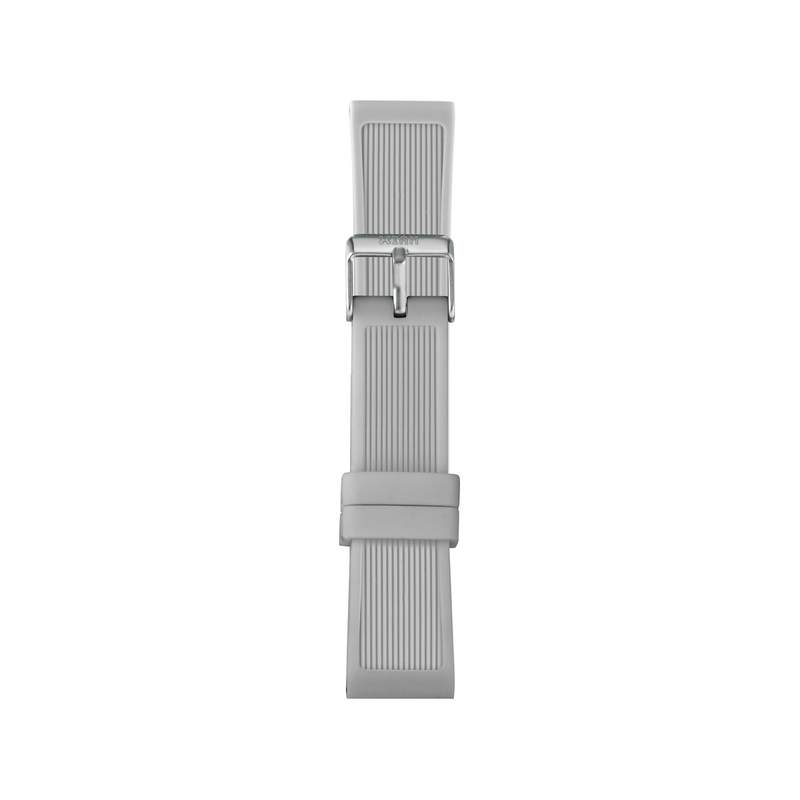 Bracelet de montre IAM large silicone gris - vue 1