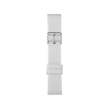 Bracelet de montre IAM large silicone blanc