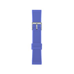 Bracelet de montre IAM large silicone bleu - vue 1