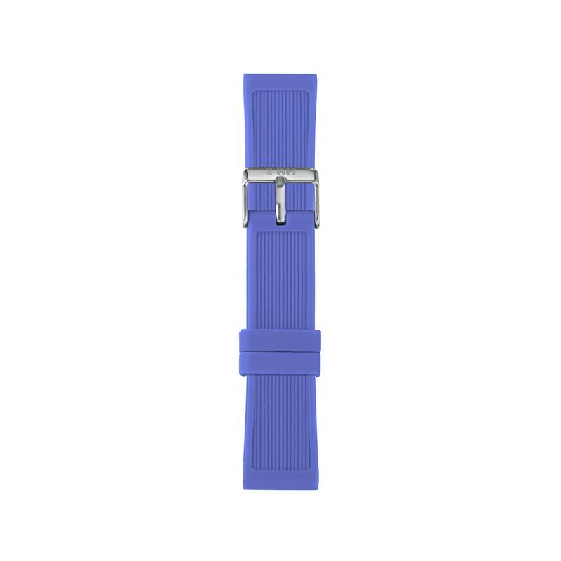 Bracelet de montre IAM large silicone bleu - vue 1