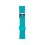 Bracelet de montre IAM large silicone bleu - vue 1