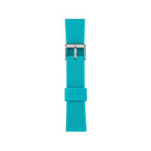 Bracelet de montre IAM large silicone bleu