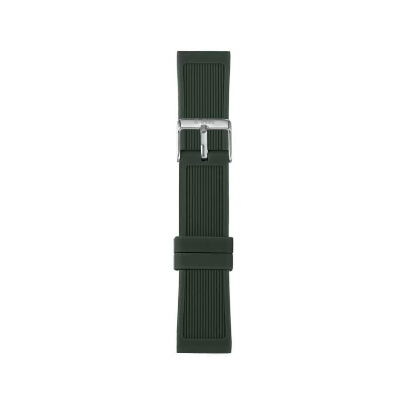 Bracelet de montre IAM large silicone vert - vue 1