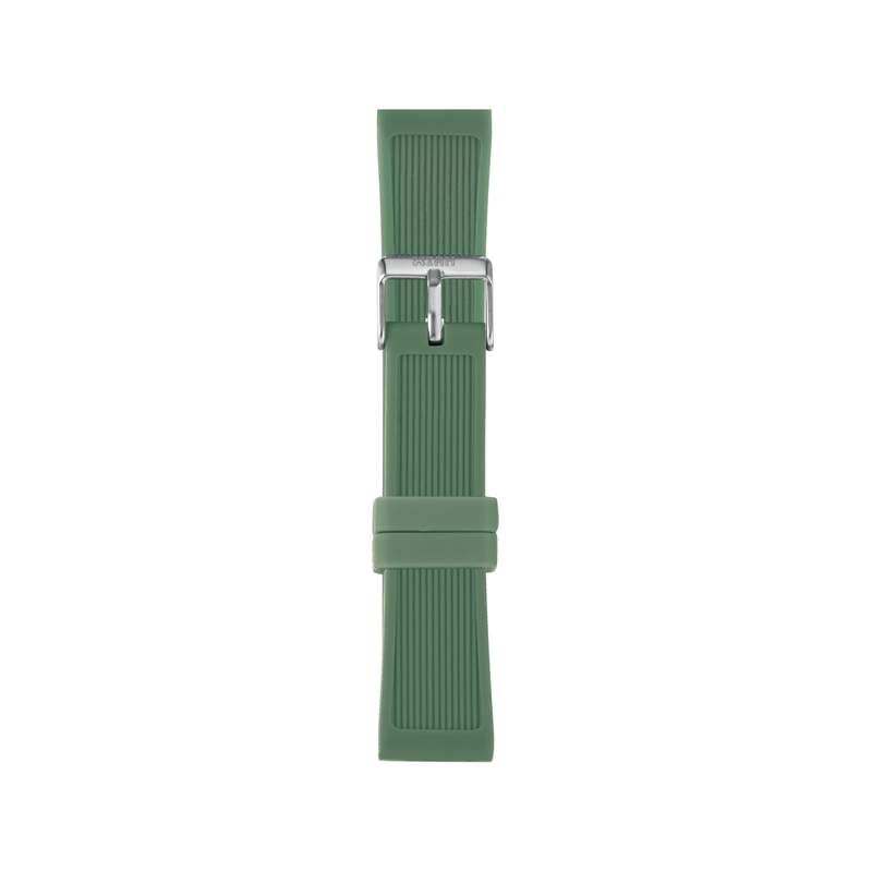 Bracelet de montre IAM large silicone kaki - vue 1