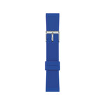 Bracelet de montre IAM large silicone bleu - vue 1