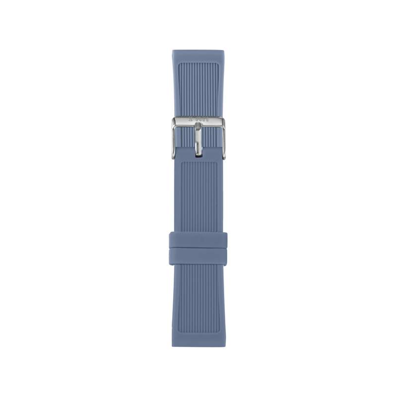 Bracelet de montre IAM large silicone bleu - vue 1