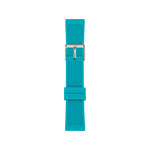 Bracelet de montre IAM large silicone bleu - vue 1