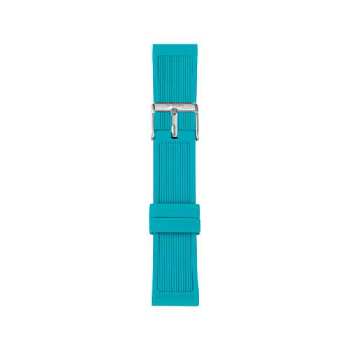 Bracelet de montre IAM large silicone bleu