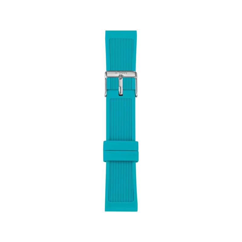 Bracelet de montre IAM large silicone bleu - vue 1