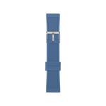 Bracelet de montre IAM large silicone bleu - vue 1