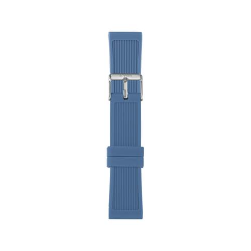 Bracelet de montre IAM large silicone bleu