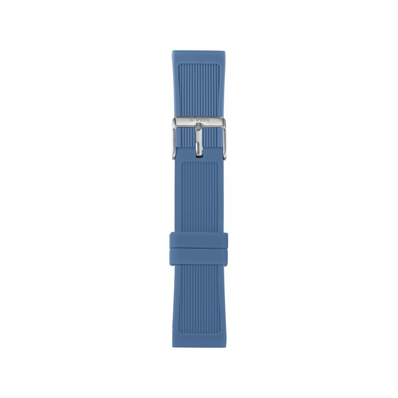 Bracelet de montre IAM large silicone bleu - vue 1