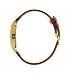 Montre Lip homme cuir acier doré - vue 2