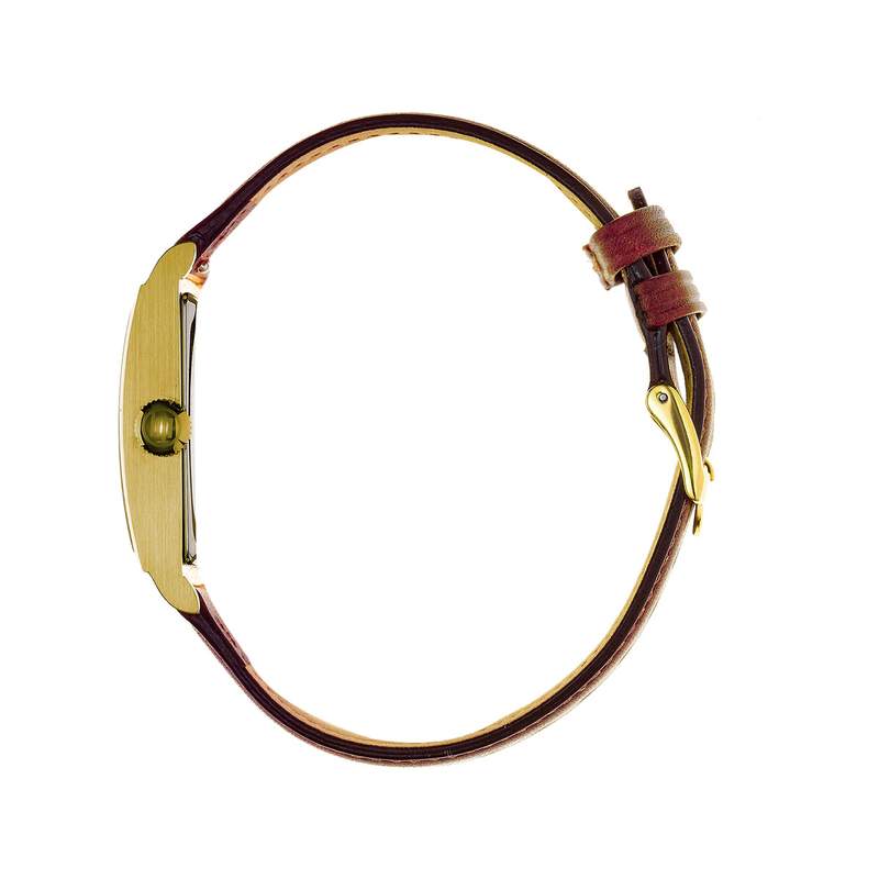 Montre Lip homme cuir acier doré - vue 2