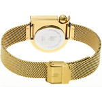 Montre Lip femme acier doré jaune maille milanaise - vue 3