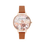 Montre OLIVIA BURTON MARBLE FLORALS Bracelet Cuir - vue 1