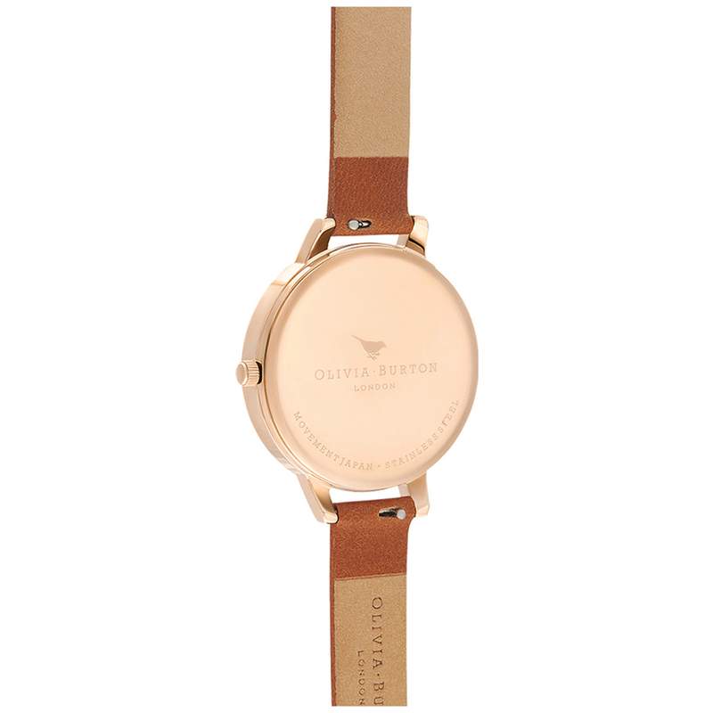 Montre OLIVIA BURTON MARBLE FLORALS Bracelet Cuir - vue 3