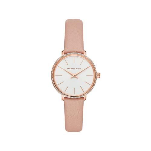 MICHAEL KORS horloge met leren bandje