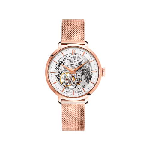 Montre  Pierre Lannier femme automatique doré rose