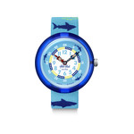 Montre Flik Flak enfant plastique textile bleu - vue 1