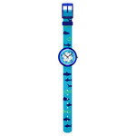 Montre Flik Flak enfant plastique textile bleu - vue D1