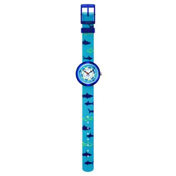 Montre Flik Flak enfant plastique textile bleu
