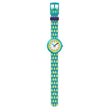 Montre Flik Flak enfant plastique textile bleu